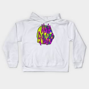 AWS Studio - clown reverse yellow Kids Hoodie